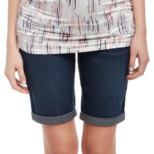 Secret Fit Belly Cuffed Maternity Bermuda Shorts